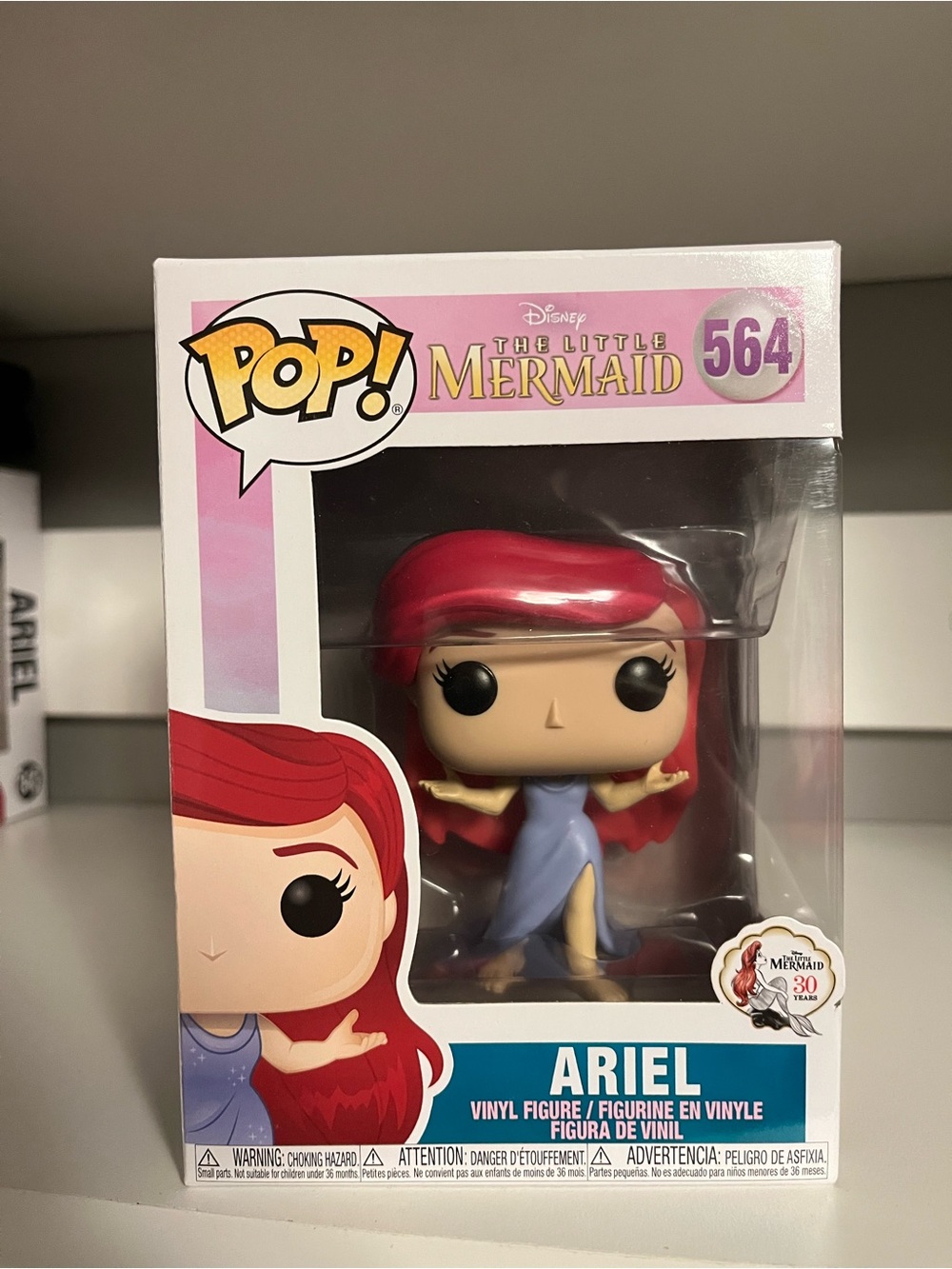Funko Pop! Ariel (The Little Mermaid) Vinyl Figure - #564 Lavender Dress